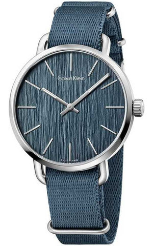  Shop Authentic Calvin Klein Even Green Dial Green NATO Strap Watch for Men - K7B211WL - Luxxuri