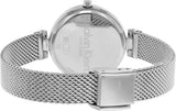  Shop Authentic Calvin Klein Authentic Black Dial Silver Mesh Bracelet Watch for Women - K8G23121 - Luxxuri
