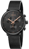  Shop Authentic Calvin Klein High Noon Black Dial Black Mesh Bracelet Watch for Women - K8M27421 - Luxxuri