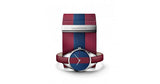  Shop Authentic Calvin Klein Rebel Blue Maroon Dial Maroon Leather Strap Watch for Women - K8P231UN - Luxxuri