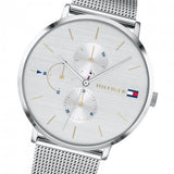  Shop Authentic Tommy Hilfiger Jenna Quartz Silver Dial Silver Mesh Bracelet Watch For Women - 1781942 - Luxxuri