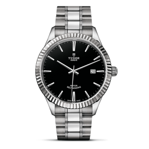  Shop Authentic Tudor Style Automatic Black Dial Silver Steel Strap Watch for Men - M12710-0003 - Luxxuri