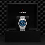  Shop Authentic Tudor Royal Automatic Blue Dial Silver Steel Strap Watch for Men - M28600-0005 - Luxxuri