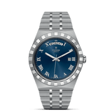  Shop Authentic Tudor Royal Automatic Blue Dial Silver Steel Strap Watch for Men - M28600-0005 - Luxxuri