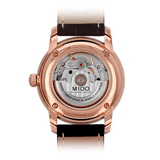 Shop Authentic Mido Baroncelli III Automatic Silver Dial Brown Leather Strap Watch For Women - M7600.2.21.8 - Luxxuri