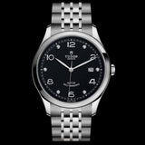  Shop Authentic Tudor 1926 Automatic Diamonds Black Dial Silver Steel Strap Watch for Men - M91650-0004 - Luxxuri