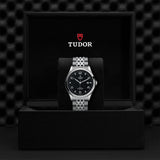  Shop Authentic Tudor 1926 Automatic Diamonds Black Dial Silver Steel Strap Watch for Men - M91650-0004 - Luxxuri