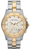  Shop Authentic Marc Jacobs Blade Chronograph Silver Dial Two Tone Steel Strap Watch for Women - MBM3177 - Luxxuri