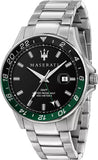  Shop Authentic Maserati SFIDA Chronograph Black Dial Silver Steel Strap Watch For Men - R8853140005 - Luxxuri