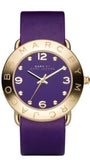  Shop Authentic Marc Jacobs Amy Purple Dial Purple Leather Strap Watch for Women - MBM1151 - Luxxuri