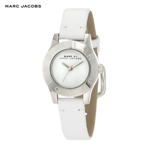  Shop Authentic Marc Jacobs Blade White Dial White Leather Strap Watch for Women - MBM1200 - Luxxuri