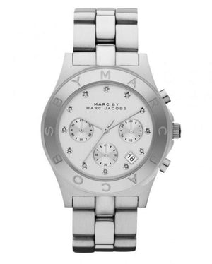  Shop Authentic Marc Jacobs Blade White Dial SIlver Steel Strap Watch for Women - MBM3100 - Luxxuri