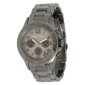  Shop Authentic Marc Jacobs Rock Chronograph Gunmetal Grey Dial Grey Steel Strap Watch for Men - MBM3160 - Luxxuri