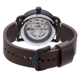  Shop Authentic Fossil Commuter Automatic Black Dial Brown Leather Strap Watch for Men - ME3158 - Luxxuri