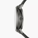  Shop Authentic Fossil Neutra Automatic Skeleton Black Dial Grey Mesh Strap Watch for Men - ME3185 - Luxxuri