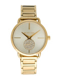  Shop Authentic Michael Kors Portia Gold Dial Gold Steel Strap Watch for Women - MK3639 - Luxxuri
