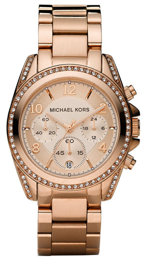  Shop Authentic Michael Kors Blair Rose Gold Dial Rose Gold Steel Strap Watch for Women - MK5263 - Luxxuri