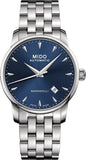  Shop Authentic Mido Baroncelli II Automatic Blue Dial Silver Steel Strap Watch For Men - M8600.4.15.1 - Luxxuri