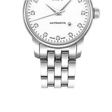  Shop Authentic Mido Baroncelli III Automatic Diamonds White Dial Silver Steel Strap Watch For Women - M7600.4.66.1 - Luxxuri