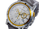 Shop Authentic Burberry Belt Chronograph Silver Dial Brown Rubber Strap Watch For Men - BU9811 - Luxxuri