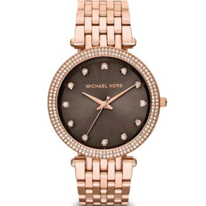  Shop Authentic Michael Kors Darci Brown Dial Rose Gold Stainless Steel Strap Watch for Women - MK3217 - Luxxuri