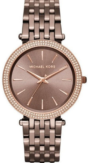  Shop Authentic Michael Kors Darci Quartz Brown Dial Brown Steel Strap Watch For Women - MK3416 - Luxxuri
