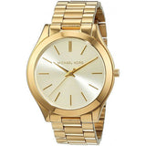  Shop Authentic Michael Kors Mini Runway Slim Gold Dial Gold Steel Strap Watch for Women - MK3512 - Luxxuri