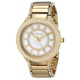  Shop Authentic Michael Kors Kerry Mother of Pearl Dial Gold Steel Strap Watch for Women - MK3312 - Luxxuri