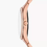  Shop Authentic Michael Kors Lauryn Three-Hand Crystals Rose Gold Dial Rose Gold Steel Strap Watch for Women - MK4736 - Luxxuri