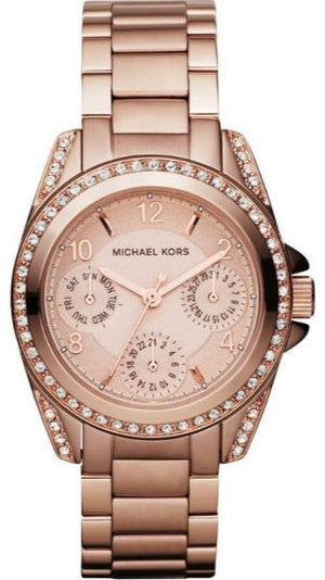  Shop Authentic Michael Kors Blair Rose Gold Dial Rose Gold Steel Strap Watch for Women - MK5613 - Luxxuri