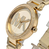  Shop Authentic Michael Kors Parker Diamonds Gold Dial Gold Steel Strap Watch for Women - MK5784 - Luxxuri