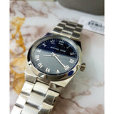  Shop Authentic Michael Kors Channing Midnight Blue Dial Silver Steel Strap Watch for Women - MK6113 - Luxxuri