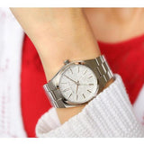  Shop Authentic Michael Kors Channing Three Hand Silver Dial Silver Steel Strap Watch For Women - MK6626 - Luxxuri