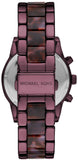  Shop Authentic Michael Kors Ritz Chronograph Purple Dial Purple Steel Strap Watch For Women - MK6720 - Luxxuri