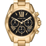  Shop Authentic Michael Kors Bradshaw Chronograph Black Dial Gold Steel Strap Watch For Women - MK6959 - Luxxuri