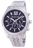  Shop Authentic Michael Kors Lexington Chronograph Black Dial Black Steel Strap Watch For Men - MK8602 - Luxxuri