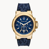  Shop Authentic Michael Kors Dylan Chronograph Blue Dial Blue Rubber Strap Watch For Men - MK8936 - Luxxuri