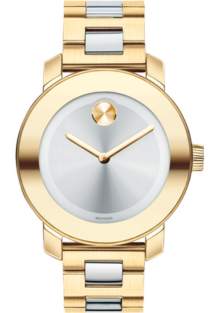  Shop Authentic Movado Bold Silver Dial Two Tone Steel Strap Watch for Women - 3600129 - Luxxuri