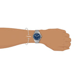  Shop Authentic Fossil Bowman Chronograph Blue Dial Silver Steel Strap Watch for Men - FS5604 - Luxxuri