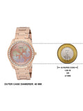  Shop Authentic Guess G Twist Diamonds Rose Gold Dial Rose Gold Steel Strap Watch For Women - W1201L3 - Luxxuri
