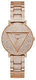  Shop Authentic Guess Trend Diamonds Rose Gold Dial Rose Gold Steel Strap Watch for Women - GW0512L3 - Luxxuri