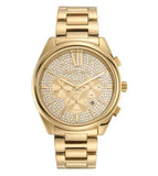  Shop Authentic Michael Kors Janelle Chronograph Gold Dial Gold Steel Strap Watch For Men - MK8995 - Luxxuri