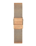 Shop Authentic Daniel Wellington Classic Petite Melrose Black Dial Rose Gold Mesh Bracelet Watch For Women - DW00100217 - Luxxuri