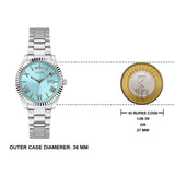  Shop Authentic Guess Luna Quartz Blue Dial Silver Steel Strap Watch For Women - GW0308L4 - Luxxuri