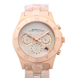  Shop Authentic Marc Jacobs Blade Chronograph Mother of Pearl White Dial Rose Gold Steel Strap Watch for Women - MBM8637 - Luxxuri