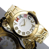  Shop Authentic Marc Jacobs Rivera White Dial Gold Steel Strap Watch for Women - MBM3137 - Luxxuri