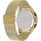  Shop Authentic Maserati Traguardo 45mm Quartz Gold Black Dial Watch For Men - R8873612010 - Luxxuri