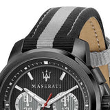  Shop Authentic Maserati Royale 44mm Black Dial Stainless Steel Fiber Strap Watch For Men - R8871637002 - Luxxuri
