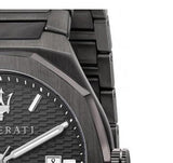  Shop Authentic Maserati Stile Quartz Black Dial Black Steel Strap Watch For Men - R8853142001 - Luxxuri