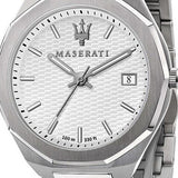  Shop Authentic Maserati Stile 3H White Dial Silver Steel Strap Watch For Men - R8853142005 - Luxxuri